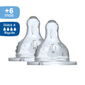Anti-Colic Flat Teat Fast Flow Thick Liquid +6M Pack Of 2