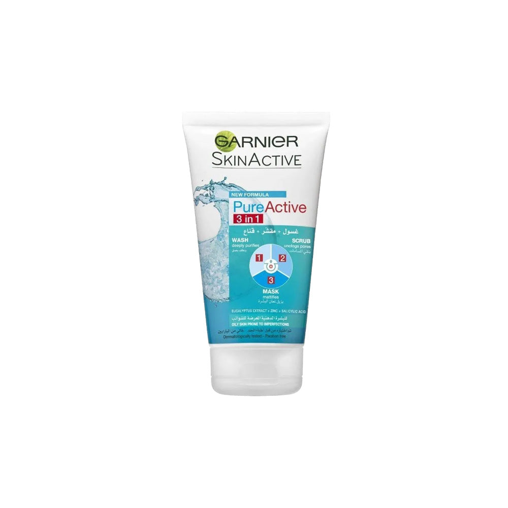 Pure Active 3in1 Wash Scrub Mask