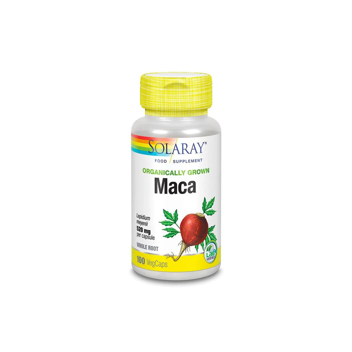 Organically Grown Maca 500mg - Whole Root