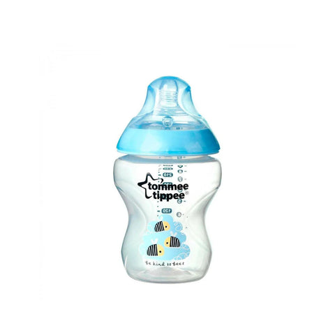 Closer To Nature Feeding Bottle Deco 0M+ Bleu